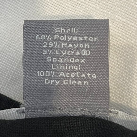 Ann Taylor Black Skirt with Buttons - Picture 3 of 6